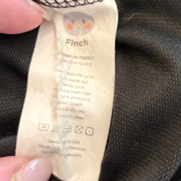 Anxious But Cute Black T-Shirt Large by Finch Oversize Funny Unisex - Picture 4 of 4